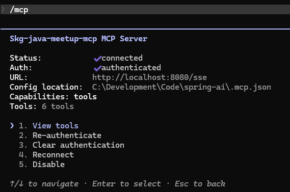 MCP details
